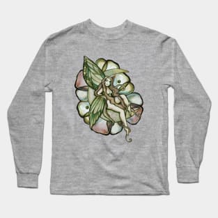 Green Moon Fairy Long Sleeve T-Shirt